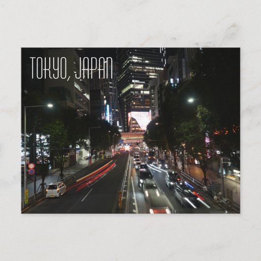 Tokyo Japan Shibuya City Center Szene Postkarte (Vorderseite)