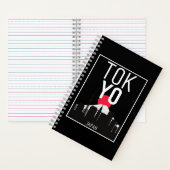 Tokyo Japan Skyline Mount Fuji Notizblock (Innen)