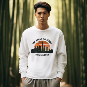 Tokyo Japan Sonnenuntergang Benutzerdefinierter La T-Shirt