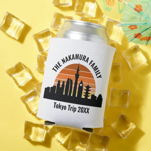 Tokyo Japan Sunset Custom Vacation Souvenir Dosenkühler (In Situ Sommer)