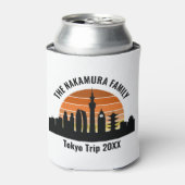 Tokyo Japan Sunset Custom Vacation Souvenir Dosenkühler (Kanne Vorderseite)