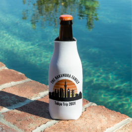 Tokyo Japan Sunset Custom Vacation Souvenir Flaschenkühler