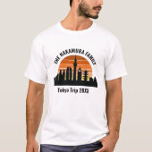 Tokyo Japan Sunset Custom Vacation T-Shirt (Vorderseite)