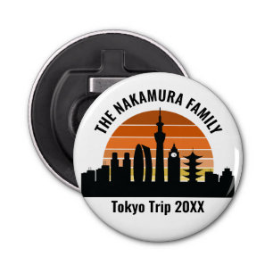 Tokyo Japan Sunset Personalisierte Ferien Flaschenöffner