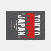 Tokyo Japan The Land Of The Rising Sun Original St Fleecedecke (Vorderseite (Horizontal))