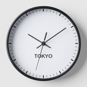 Tokyo Japan Time Zone Newsroom Style Clock Uhr