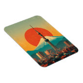 Tokyo Japan vintage Magnet (Rechte Seite)