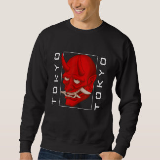 Tokyo Japanese Demon Oni Design Sweatshirt