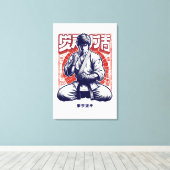 Tokyo Karate Leinwanddruck (Insitu (Holzboden))