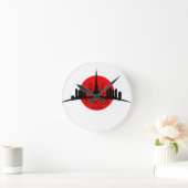 Tokyo Landmark Runde Wanduhr (Zuhause)