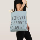 Tokyo Latitude & Longitude Tasche (Von Nahem)