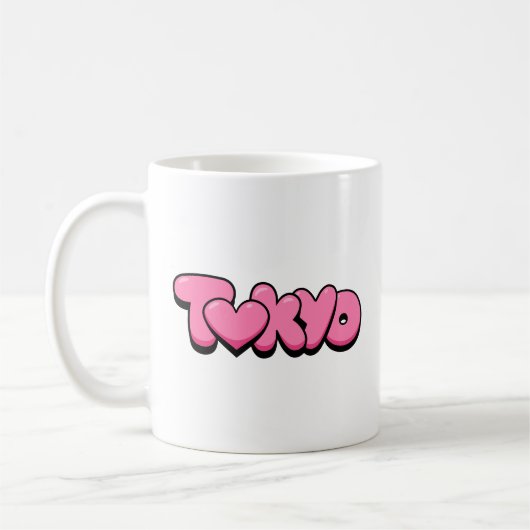 Tokyo-Liebe Kaffeetasse (Links)