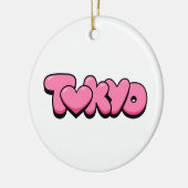 Tokyo-Liebe Keramik Ornament (Links)
