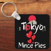 Tokyo Lieben Mince Pies Cityscape Schlüsselanhänger (Vorderseite)