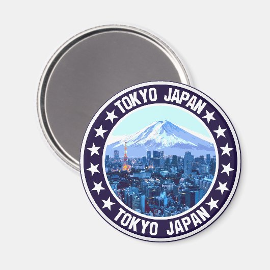 Tokyo                                              magnet (Vorderseite/Rückseite)