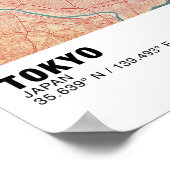 Tokyo Map Poster - Tokyo Modern Map (Ecke)