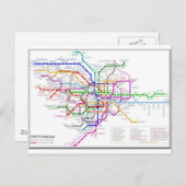 Tokyo Metro Karte (Vorne/Hinten)