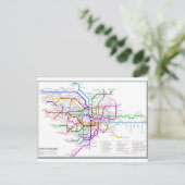 Tokyo Metro Karte (Stehend Vorderseite)