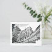 Tokyo Monorail: Shiodome, Tokio Postkarte (Stehend Vorderseite)