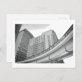 Tokyo Monorail: Shiodome, Tokio Postkarte (Vorne/Hinten)