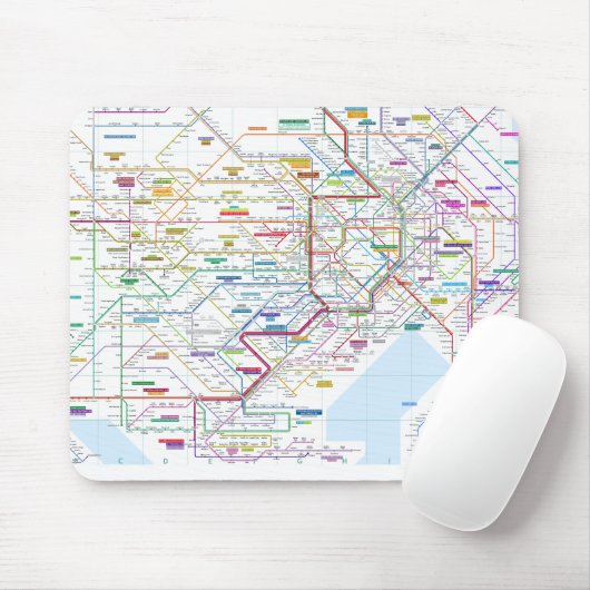 Tokyo Mousepad (Mit Mouse)