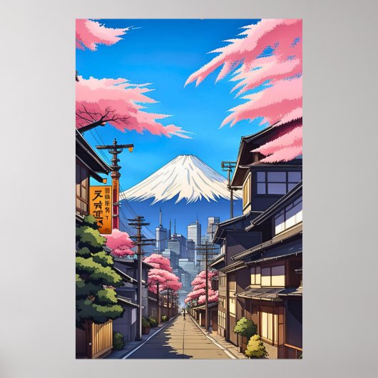 Tokyo Mt Fuji Poster (Vorne)