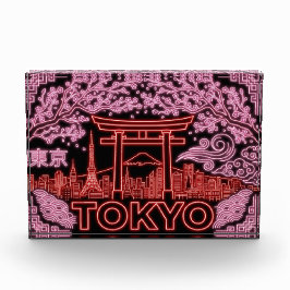 Tokyo Neon Design Foto Block 