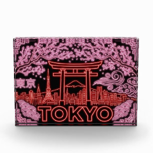 Tokyo Neon Design Foto Block 