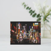 Tokyo Neons by night Postcard Postkarte (Stehend Vorderseite)