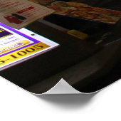 Tokyo Neons by Night Poster (Ecke)