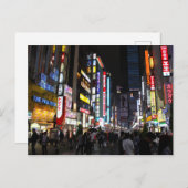 Tokyo Neons by Night Postkarte (Vorne/Hinten)