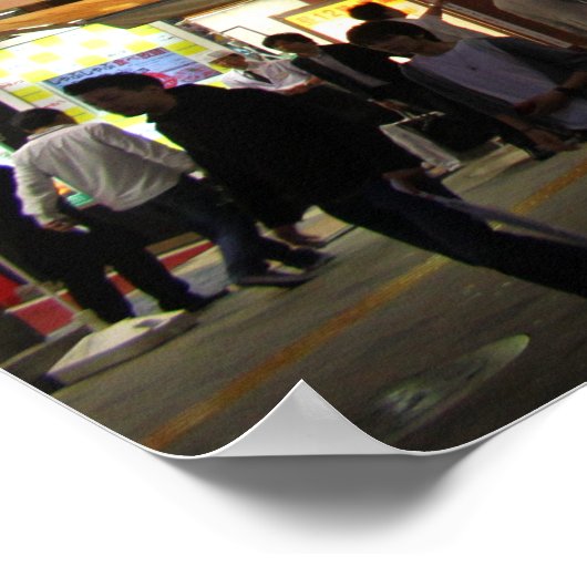 Tokyo neons Shinjuku by night Poster (Ecke)