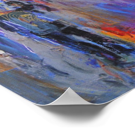 Tokyo Night Poster (Ecke)