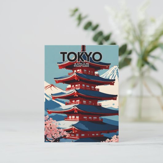 Tokyo Nostalgic Postkarte (Stehend Vorderseite)