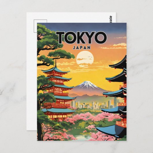 Tokyo Nostalgic Postkarte (Vorne/Hinten)