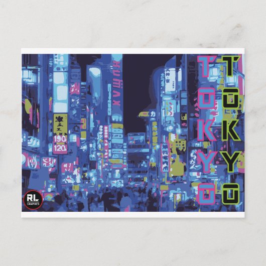 Tokyo Postcard Postkarte (Vorderseite)
