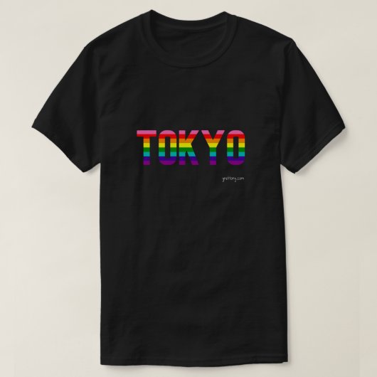 "Tokyo Pride T - Shirt | Gay Rainbow Flag (Design vorne)