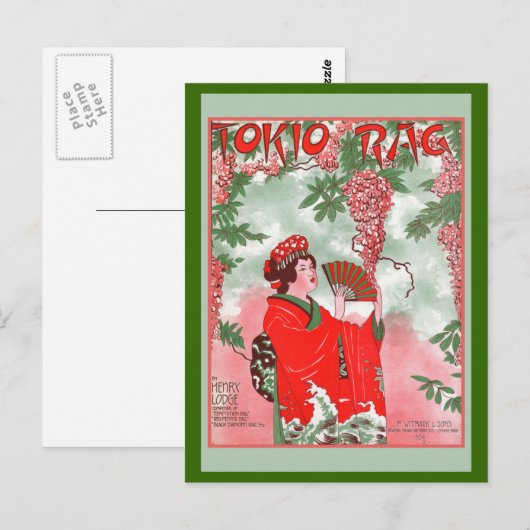 Tokyo Rag Postkarte (Vorne/Hinten)