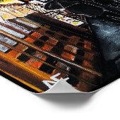 Tokyo Rain Painting von Alfred Fox Poster (Ecke)