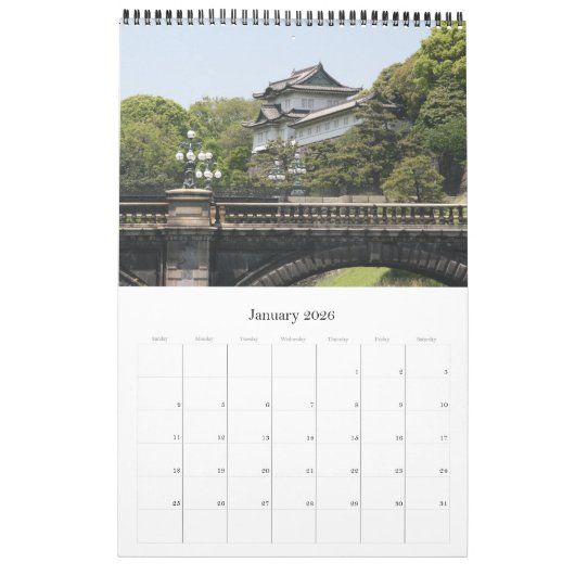 Tokyo-Reisen Kalender (Jan 2026)