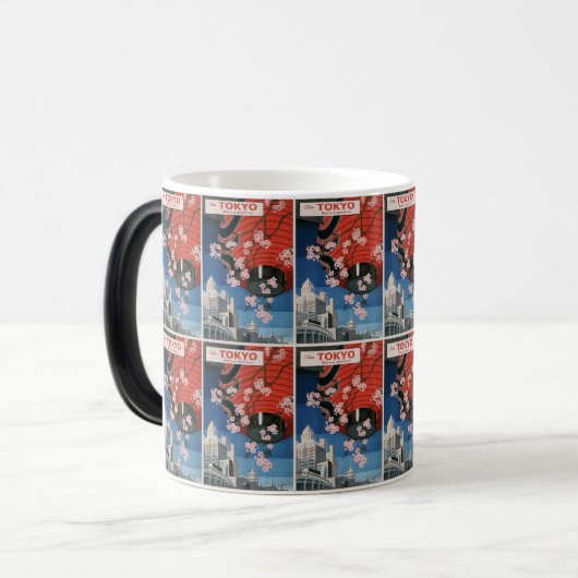 Tokyo Retro Lantern Charm Verwandlungstasse (Vorderseite Links)