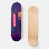 Tokyo Retro-Style Skateboard (Vorderseite)