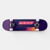 Tokyo Retro-Style Skateboard (Horizontal)