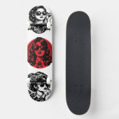 Tokyo-Rose Skateboard (Vorderseite)
