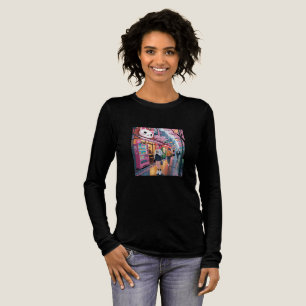 Tokyo Sakura Spaziergang - Niedliches Mädchen unte Tri-Blend Shirt