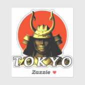Tokyo Samurai Japan Aufkleber (Blatt)
