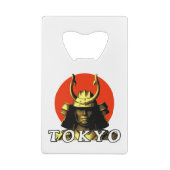 Tokyo Samurai Japan Bottle Opener Kreditkarten Flaschenöffner (Rückseite)