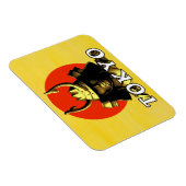 Tokyo Samurai Japan Premium Magnet (Rechte Seite)