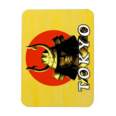 Tokyo Samurai Japan Premium Magnet (Vertikal)