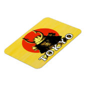 Tokyo Samurai Japan Premium Magnet (Linke Seite)